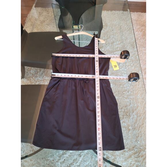 Aryn K Sleeveless Fit Flare Dress Women Medium Black Party Cocktail Formal - Picture 15 of 15